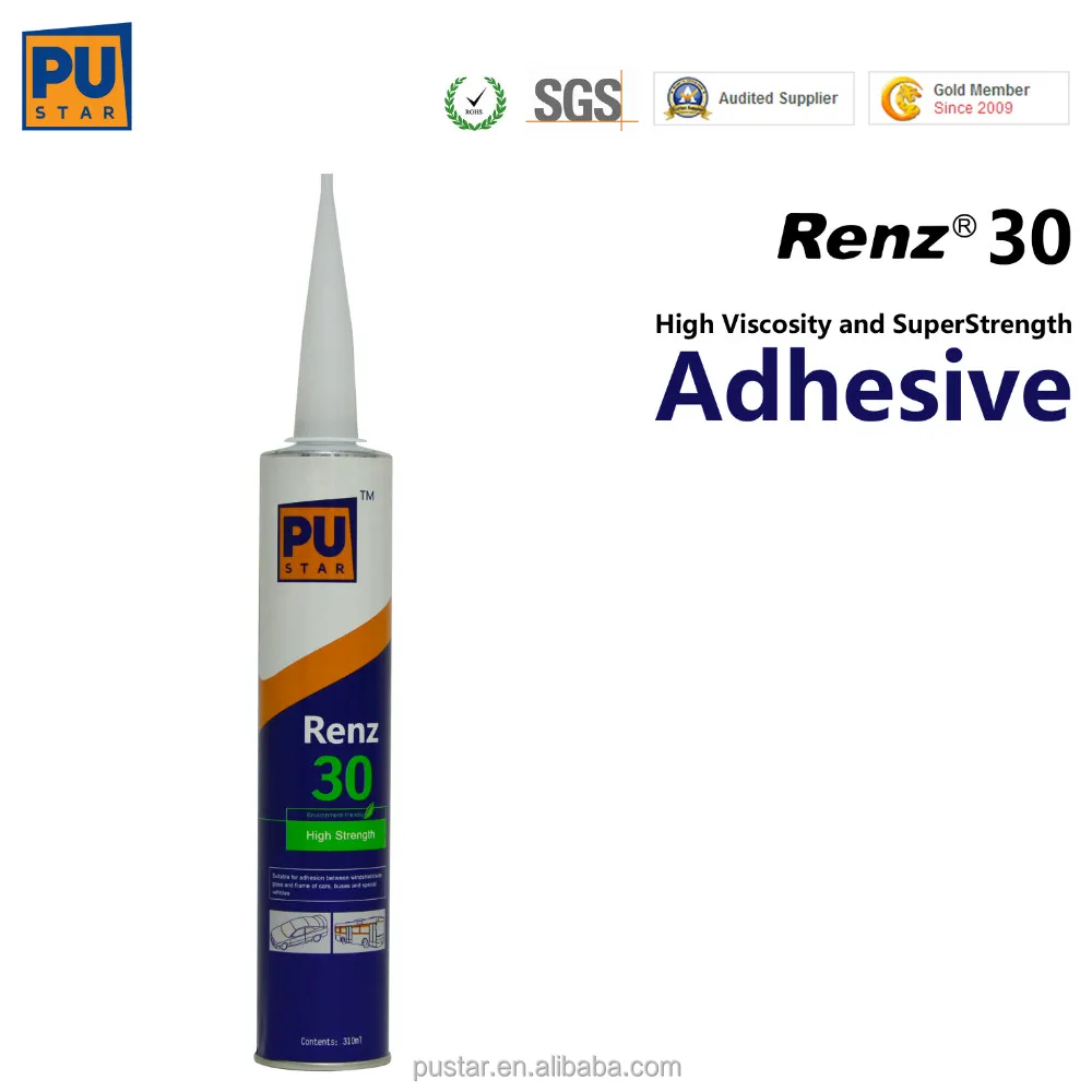 High Performance PU Sealant for Auto Windshield and Side Glass Sealing of Cars & Buses(Renz30)