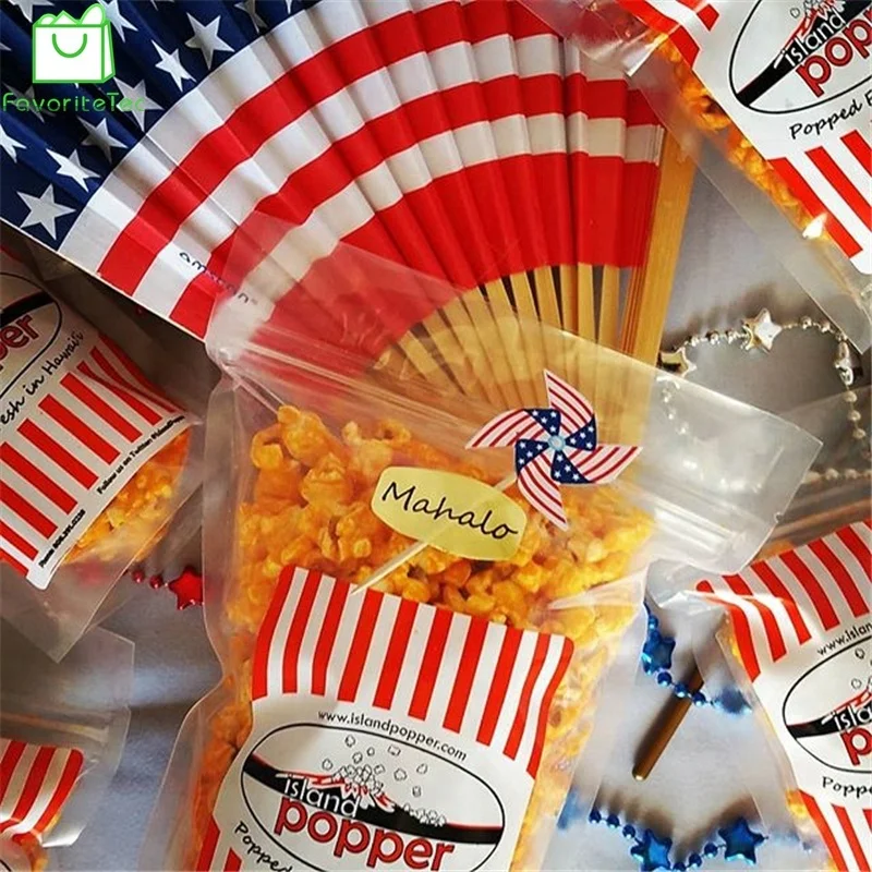 Brilliant Yellow Aluminum Foil Food Grade Popcorn Packaging Zipper Pouch