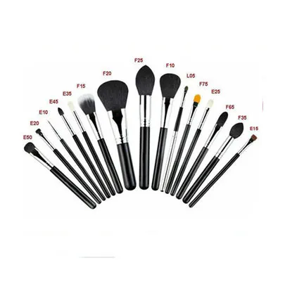 24 pcs Professional private label bag Goat Animal Natural hair Makeup Brush Set