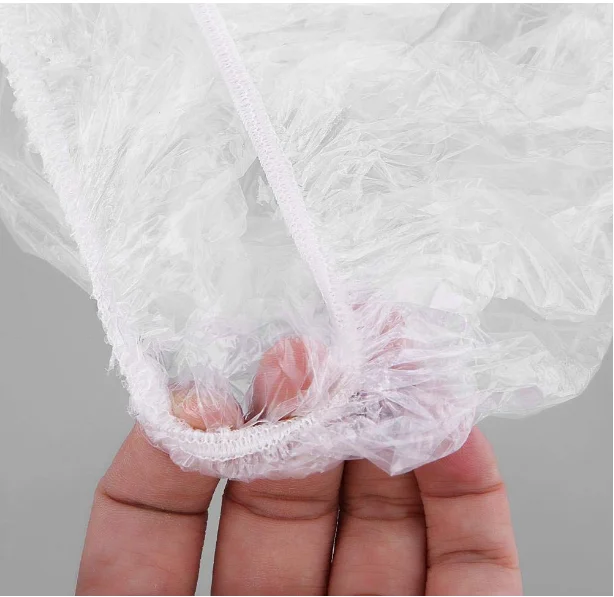 PE Material and white or clear color car care cover