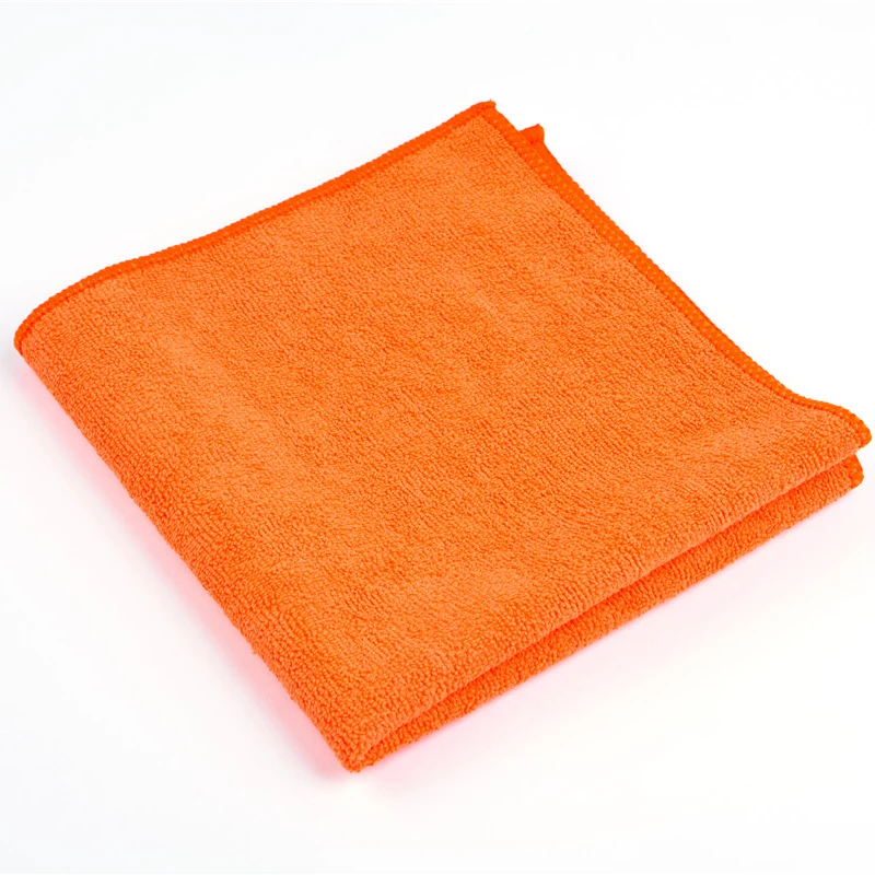 Kitchen Restaurant White Printed Cleaning Hand Towels Wholesale Wash Cloth with Custom