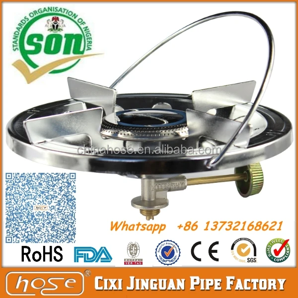 JJJ Brand Flame Safety Device Portable Propane LPG Gas Camping Stove, Butane Camping Gas Stove, Africa Multi Fuel Camping Stove