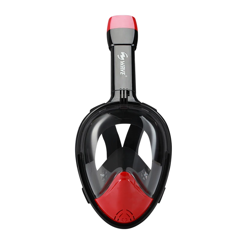 Волна новый дизайн 180 жидкий силиконовый панорамный полный дайвинг маска для подводного плавания
