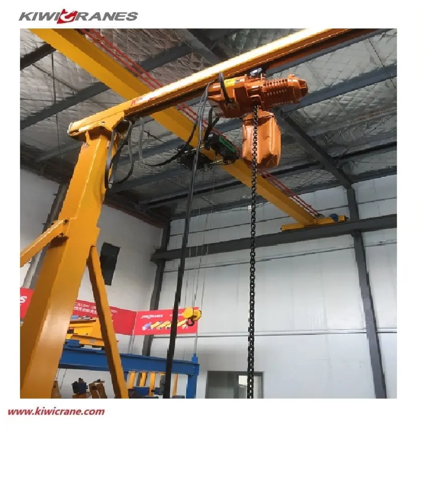 High performance movable portal electric portable gantry crane 1ton 1000kg