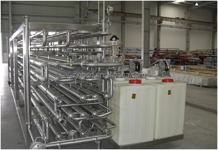 
Food grade SUS304/316 UHT milk sterilizing machine 