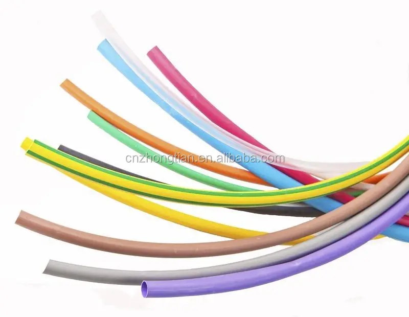 Flexible PVC words printed electrical wire cable sleeve