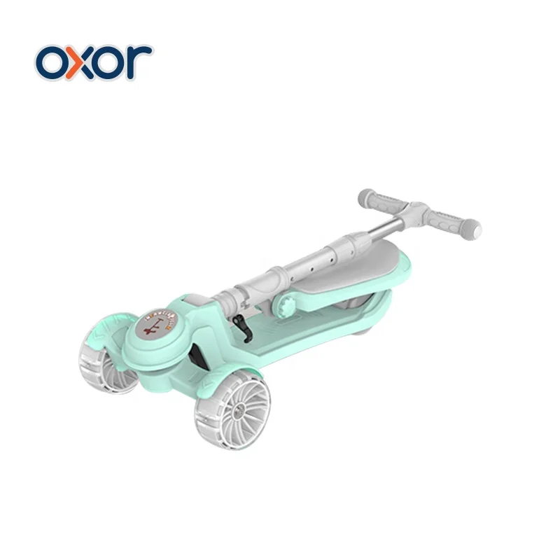 Aluminum Alloy 3 Wheel  New Style Children Scooter with Seat   3 in 1 Scooter