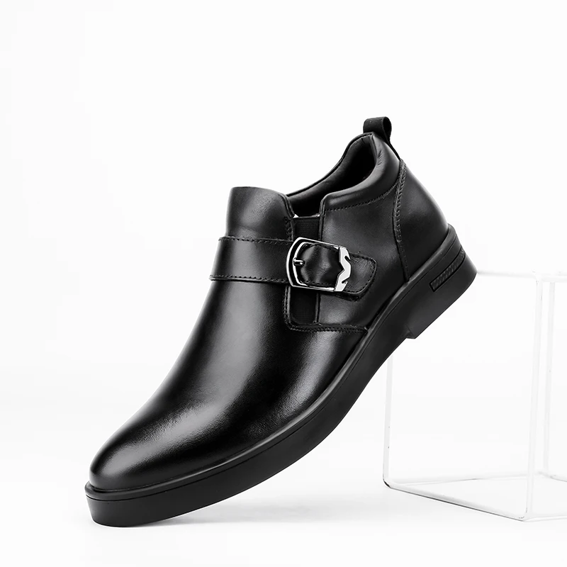 Factory sale custom fashion mens leather casual shoes  wholesale OEM/ODM outdoor  slip-on shoes