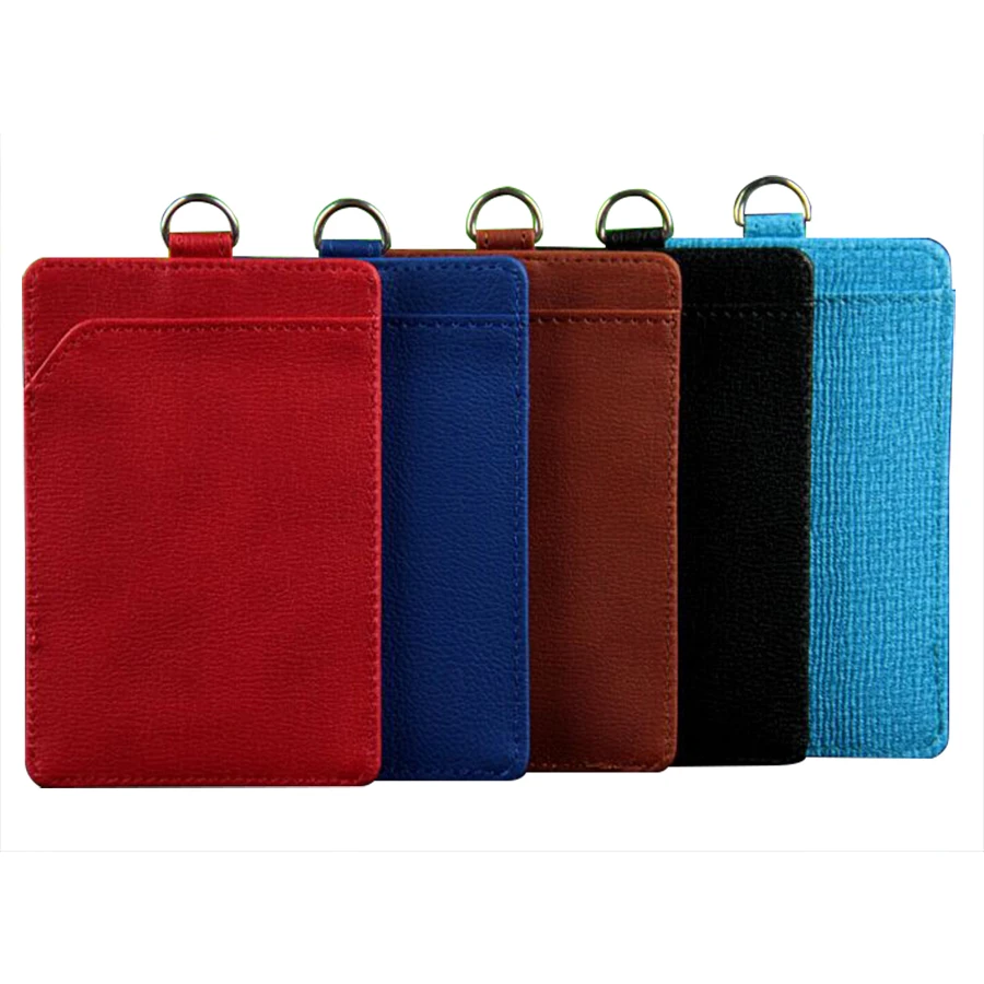 custom low price leather ID card holder