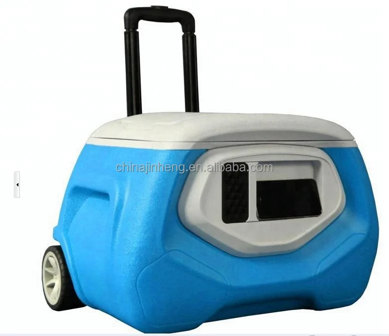Ice chest box camping cooler box with wireless speaker