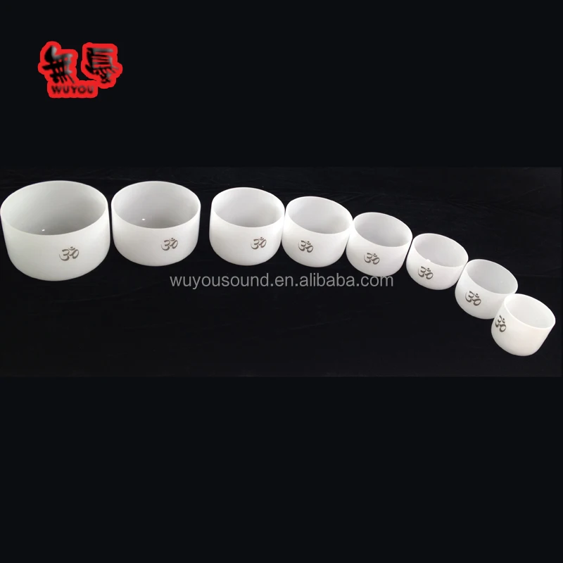 
24K Gold sticker Quartz Crystal singing bowl 