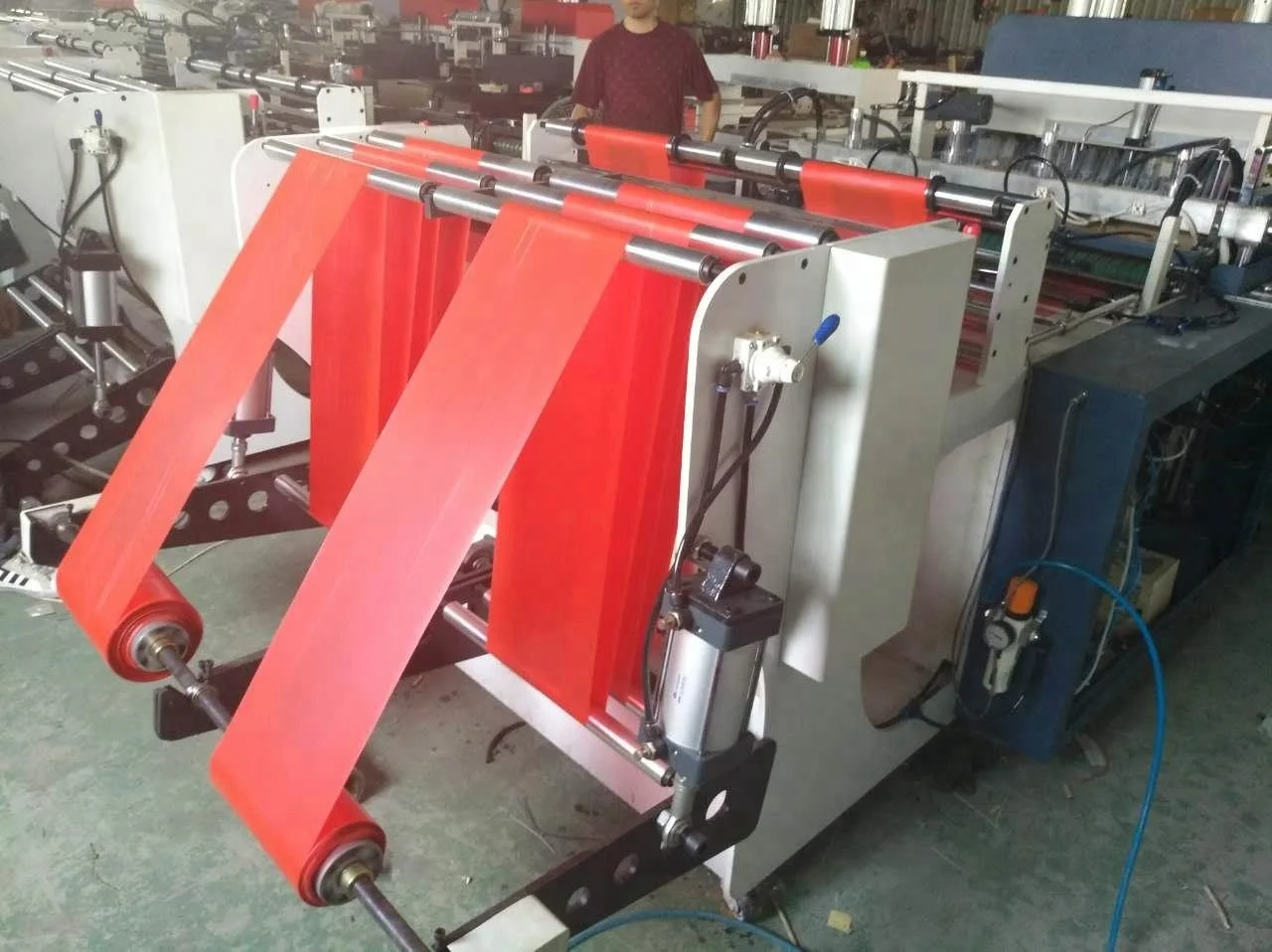 Full Automatic High Speed T shirt Bag Making Machine