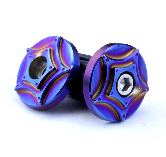 Titanium motorcycle custom fasteners M10 M14