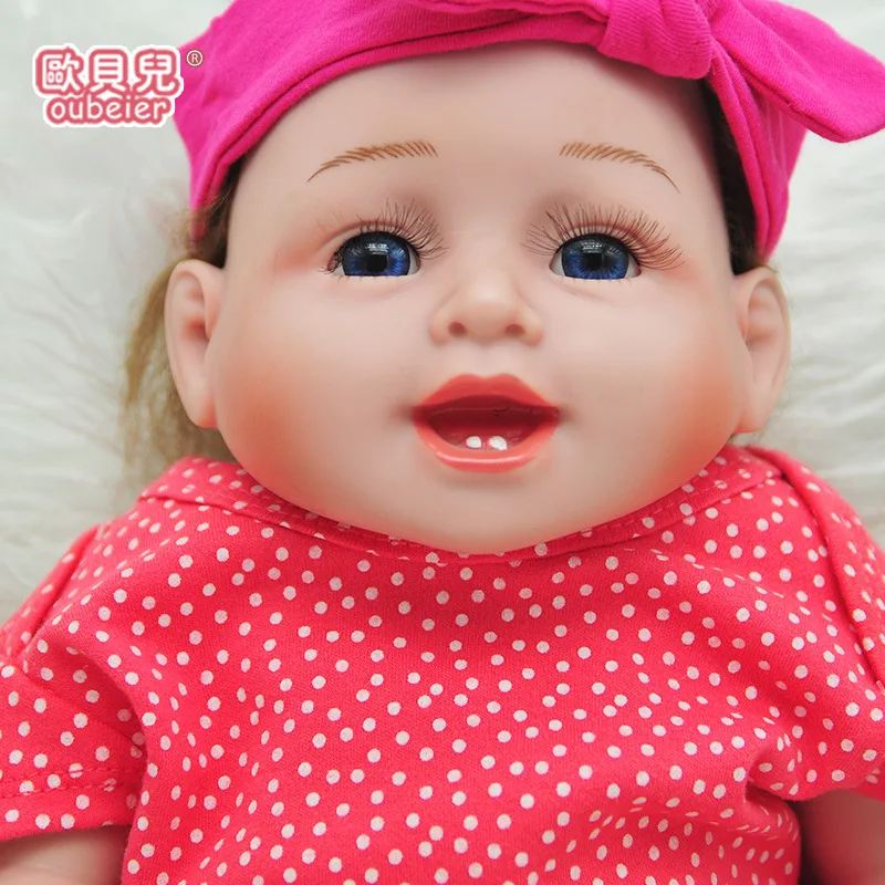 China Education Kid Toys Mini Newborn Dolls ,Silicone Vinyl Reborn Baby Dolls