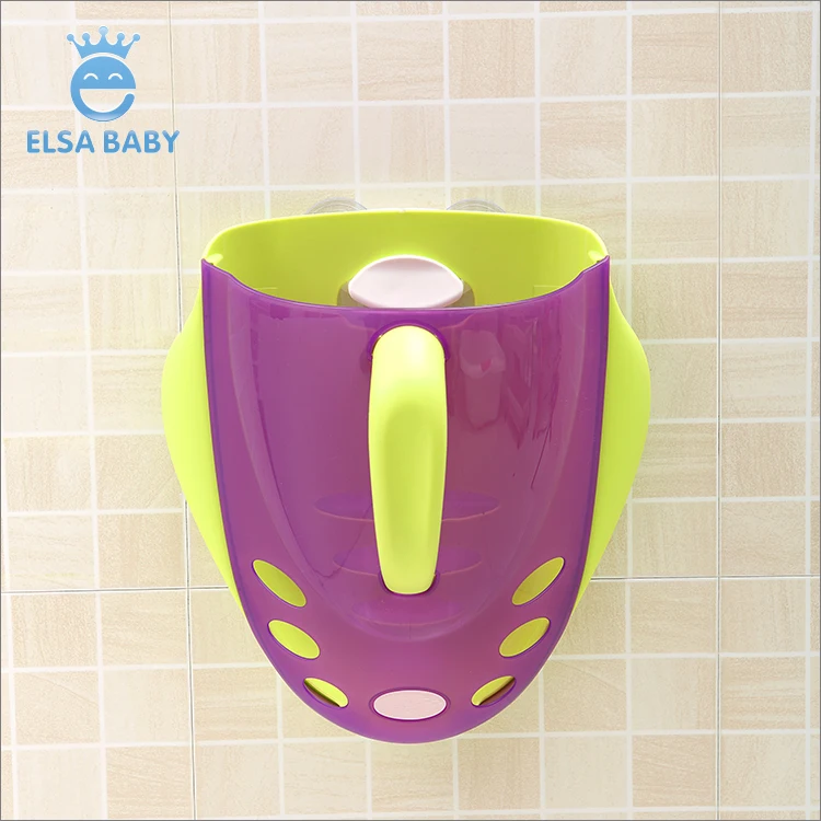 Baby novel basket hang on the wall for toy scoop cup storage when child bath toy Collection