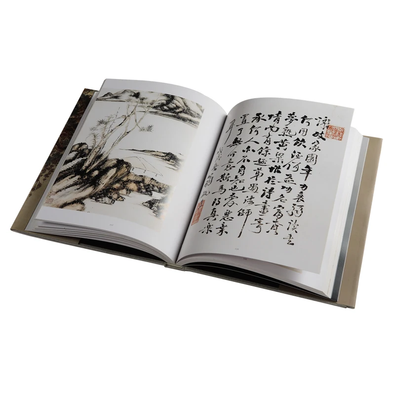 Transparent box dust jacket hardbound china book printing