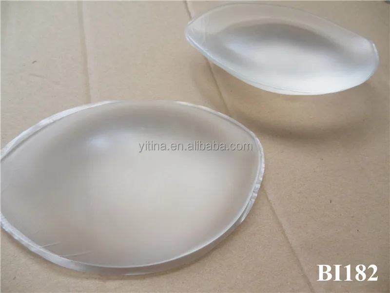 Big Abaloned-shaped Silicone bra insert BI182 corset push up bra Pads Breast uplift Enhancer Push Up Padded Bra