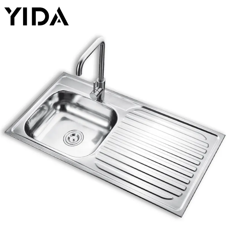 Cheap Kitchen Sink Countertop Square Single Sinks 201 Stainless Steel