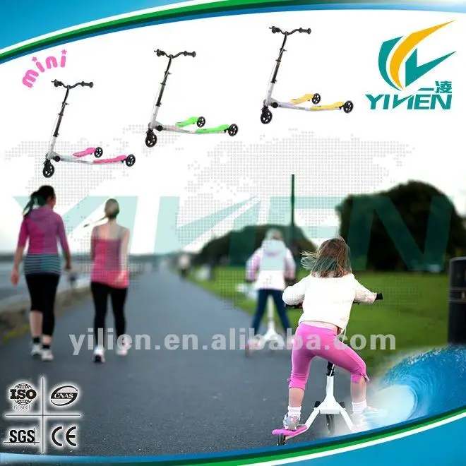 3 wheel adult kick scooter YILIEN manufacturer Speeder scooter kids and adult swing scooter