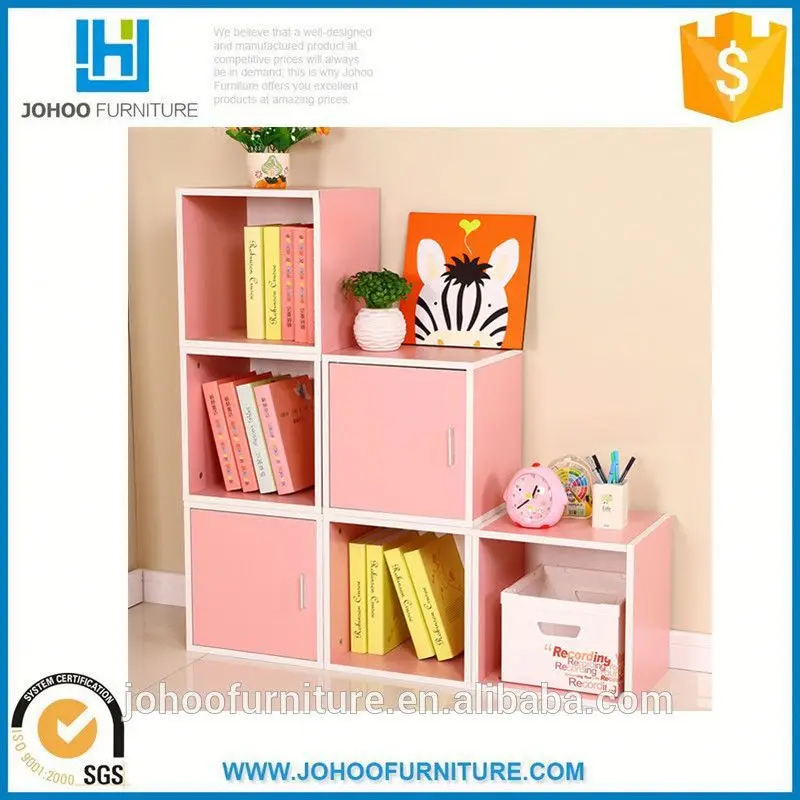 
Красочные дети кабинет мебель меламина доска DIY детские игрушки шкаф для дома 