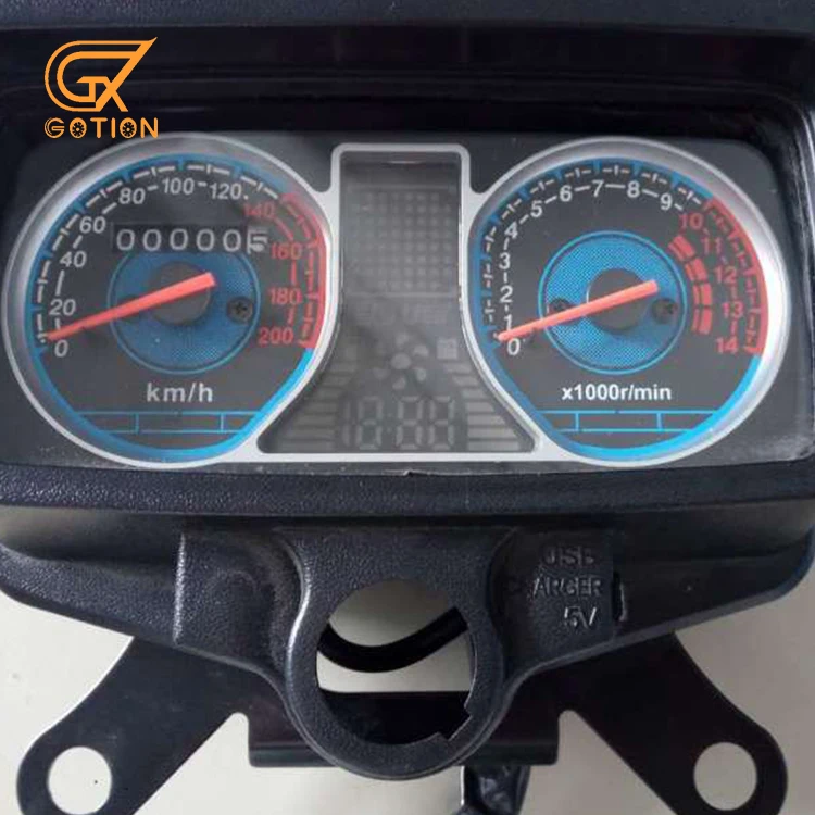 New Designed Custom CDI125 14000r/Min Motorcycle LED Speedometer With Blue Lights