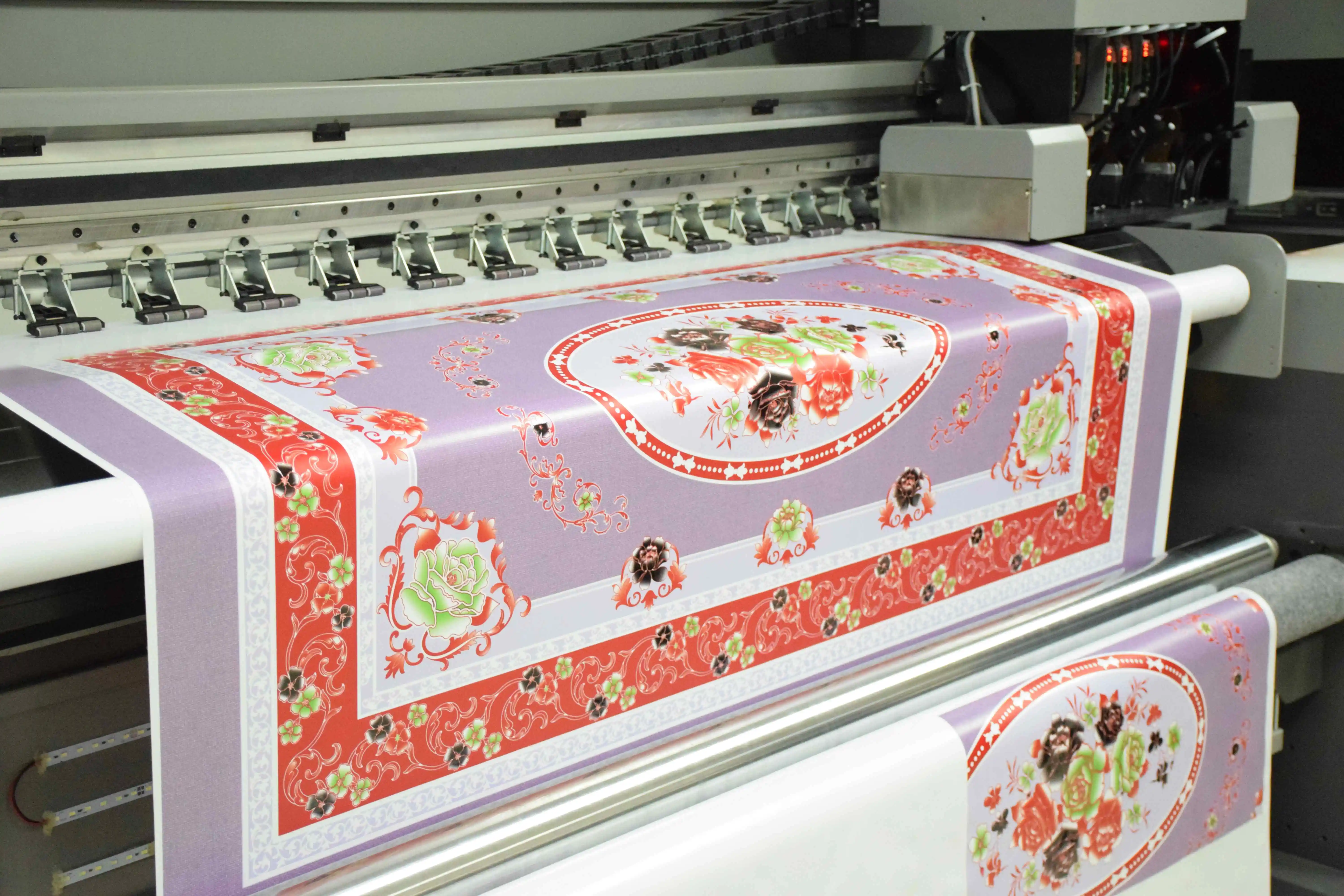 FORTUNE 10 feet  uv roll to roll printer varnish with 3d printing effect