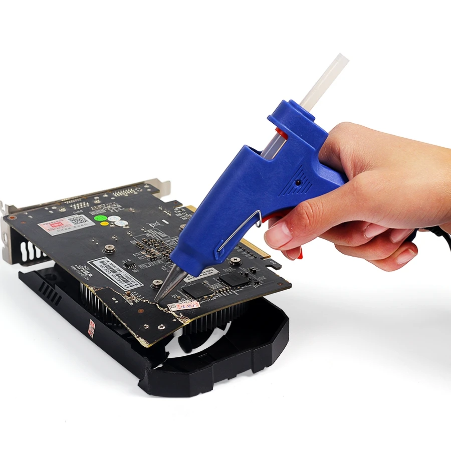 Mini Glue Gun 20W High Quality ce approved trigger fed hot melt glue gun Industrial repair adhesion tool