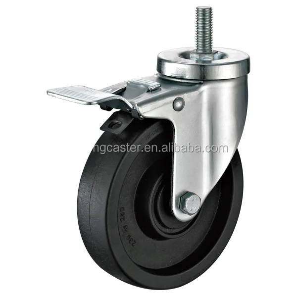 220 Celsius degree  high temperature swivel caster wheel with brake