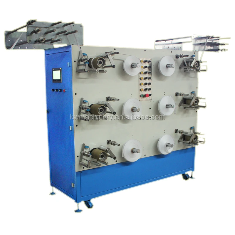 KINWAH(DOPSING) 6 Axes High speed Elastic Tapes Rolling and Winding Machine