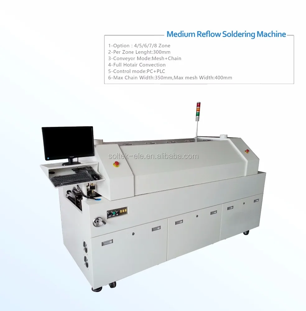 Lead free reflow soldering machine
