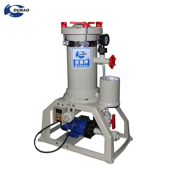 Plating Electroplating Filter machine for gold, copper and nickel coating