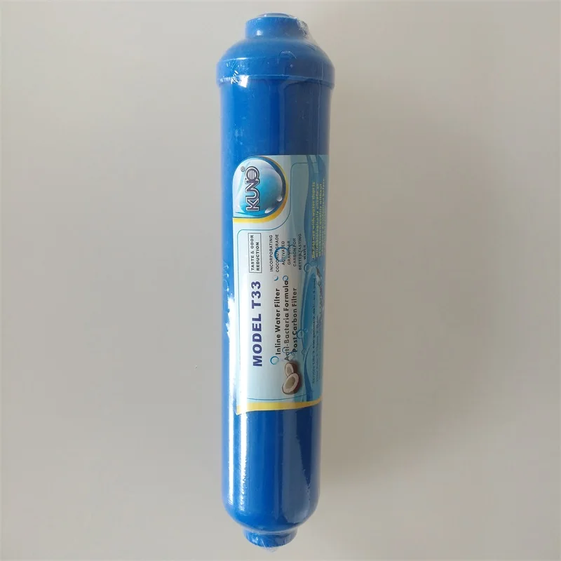 T33 post carbon mineral alkaline  water filter cartridge