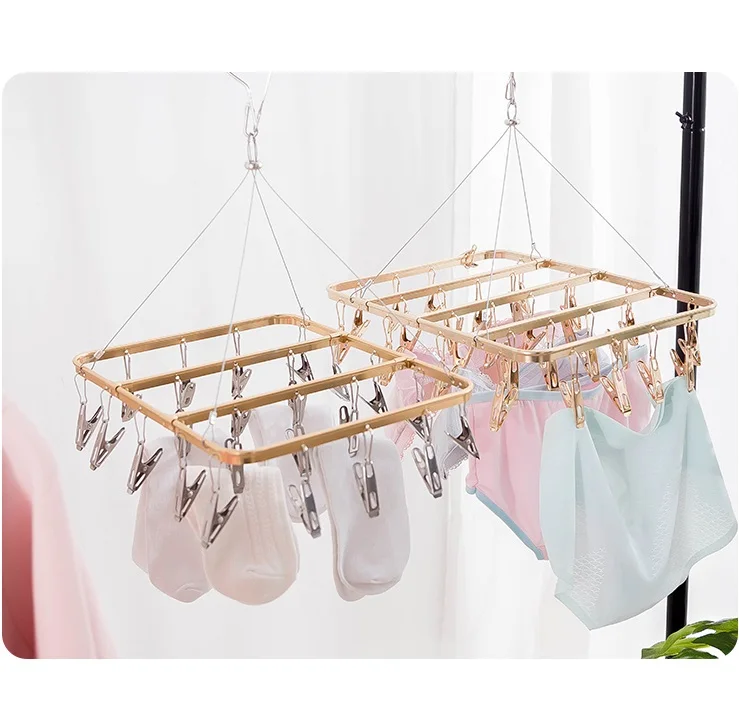 
Lot Lady Alloy & Steel Lingerie Drying Rack Hanger 