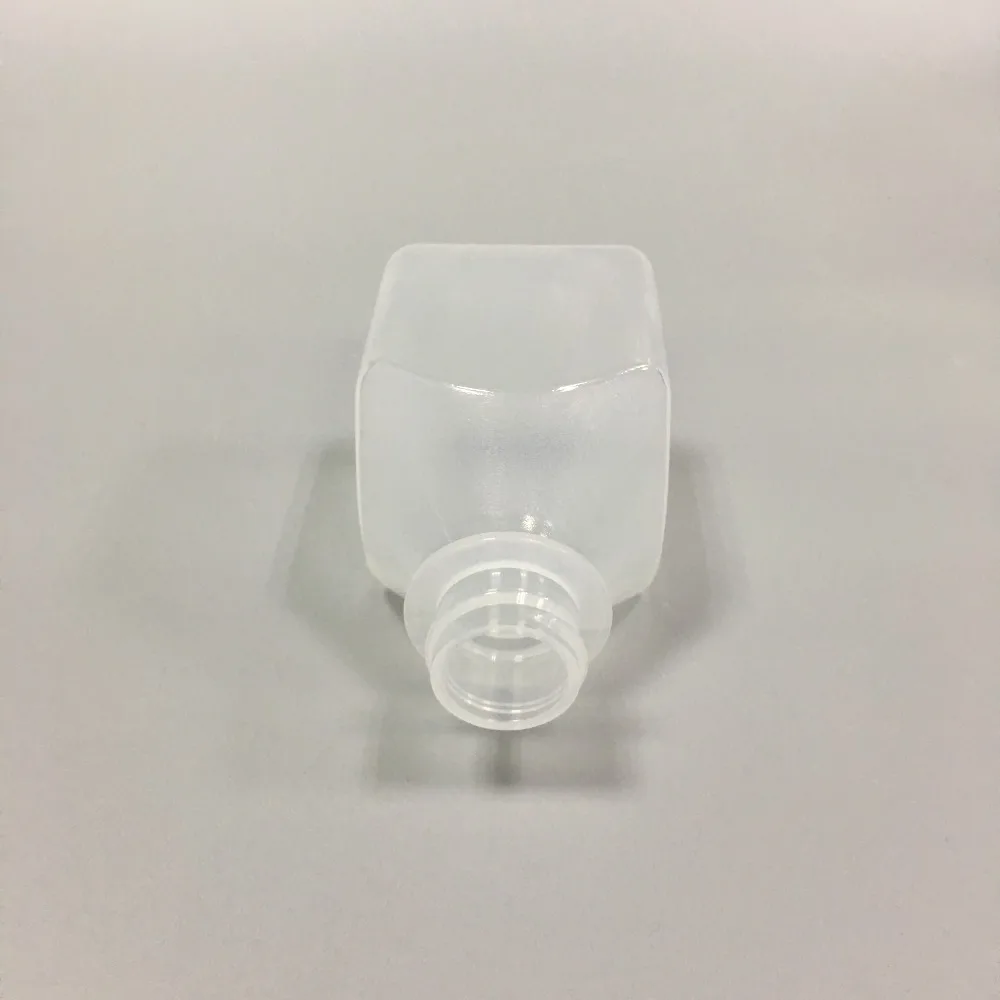 
100ml Natural Square PP Plastic Reagent Media Bottle 