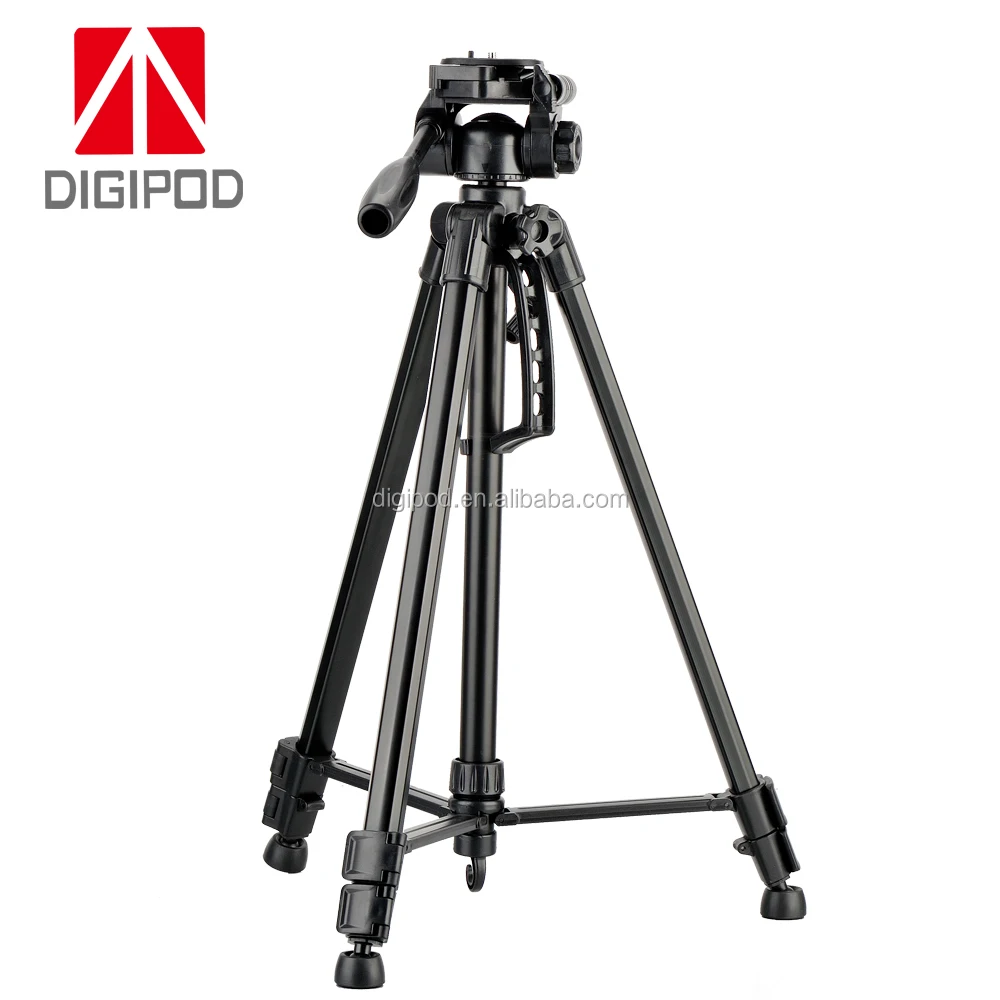 DIGIPOD TR-672A Fluid video head 67inch travel cameras lifting tripods in low price for Camcorder