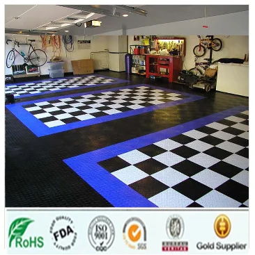 PP plastic garage interlocking floor