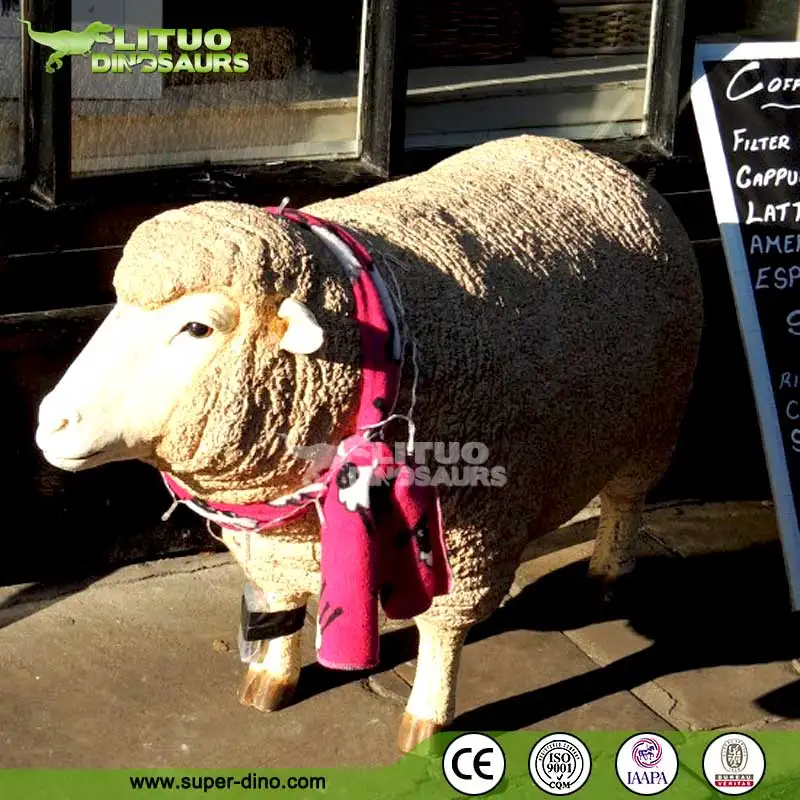 Имитация животных аниматронная овца в натуральную величину
