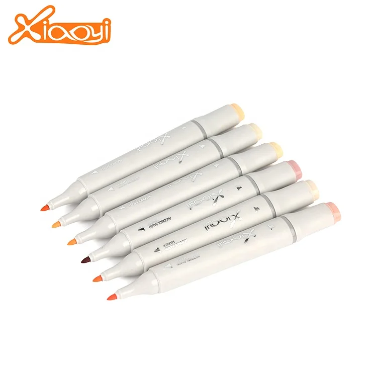 Тон кожи на спиртовой основе Эскиз маркер для белой доски Набор для рисования для рукоделия