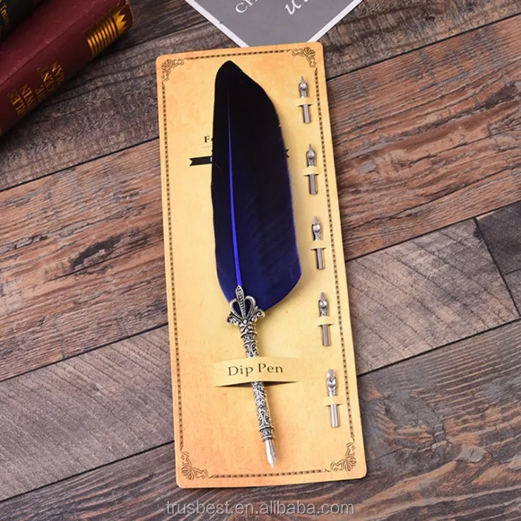 Personalized Beautiful Luxury Best Gift Quill Fountain Pen Feather Pen