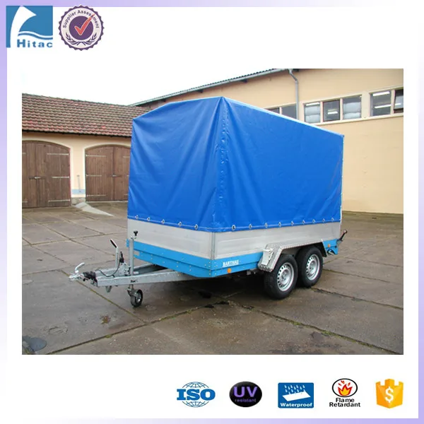 1000D 18oz PVC Canvas Cargo Trailer Cover Tarps
