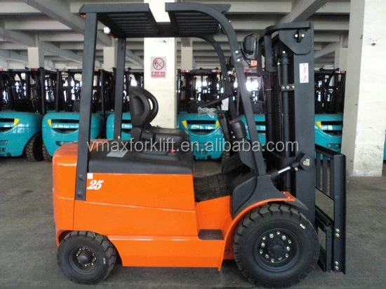 four wheel 2.5ton electric forklift truck