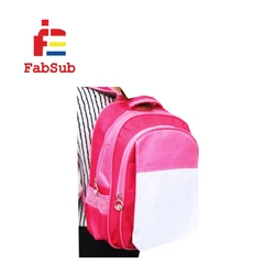 Personalized Wholesale Custom Kids School Bag Sublimation Blank Backpack