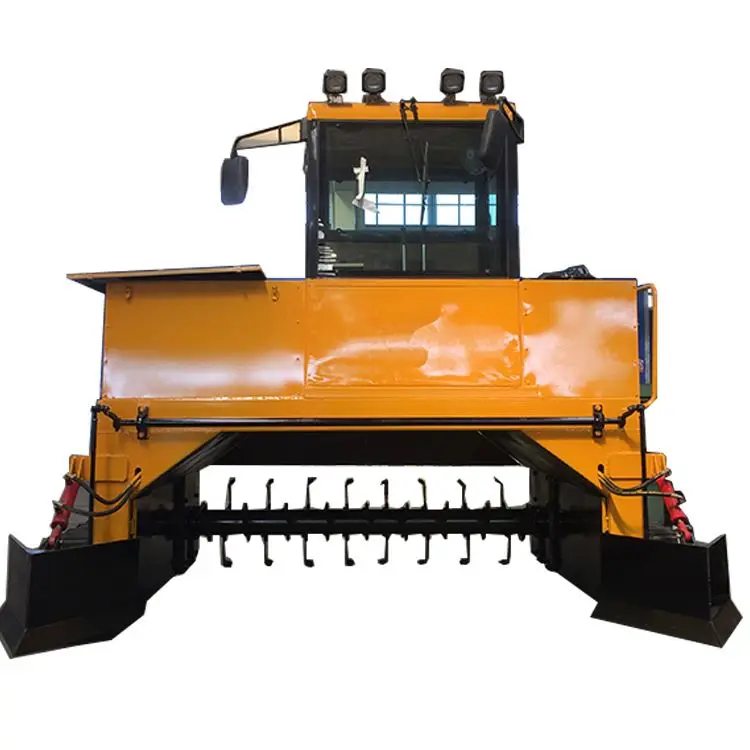 High Speed Working Waste Compost Turner Machine/ Windrow Compost Turner