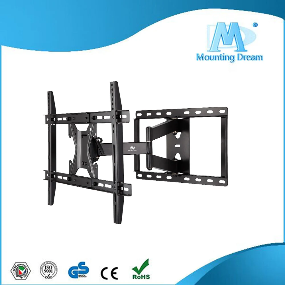 
Articulating full Motion TV wall mount with dvd bracket for Most of 40-70 inces screen 