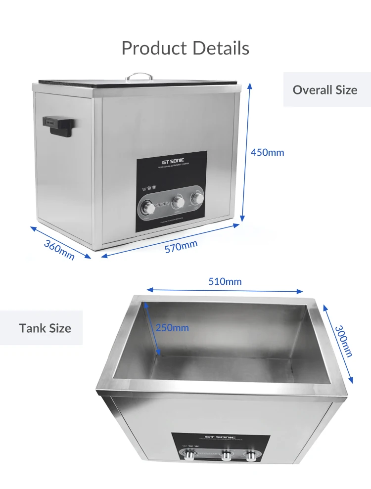 GT SONIC-ST36A/B Carburetor/fuel injection nozzle industrial ultrasonic cleaner
