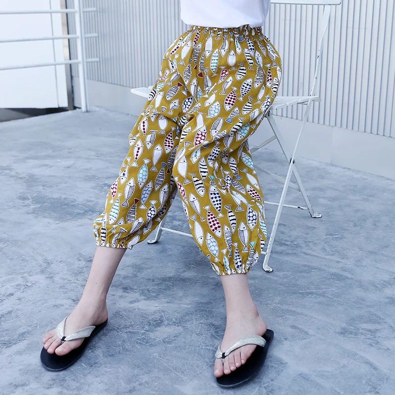 Alibaba China supplier loose and comfortable anti-mosquito pants for kids