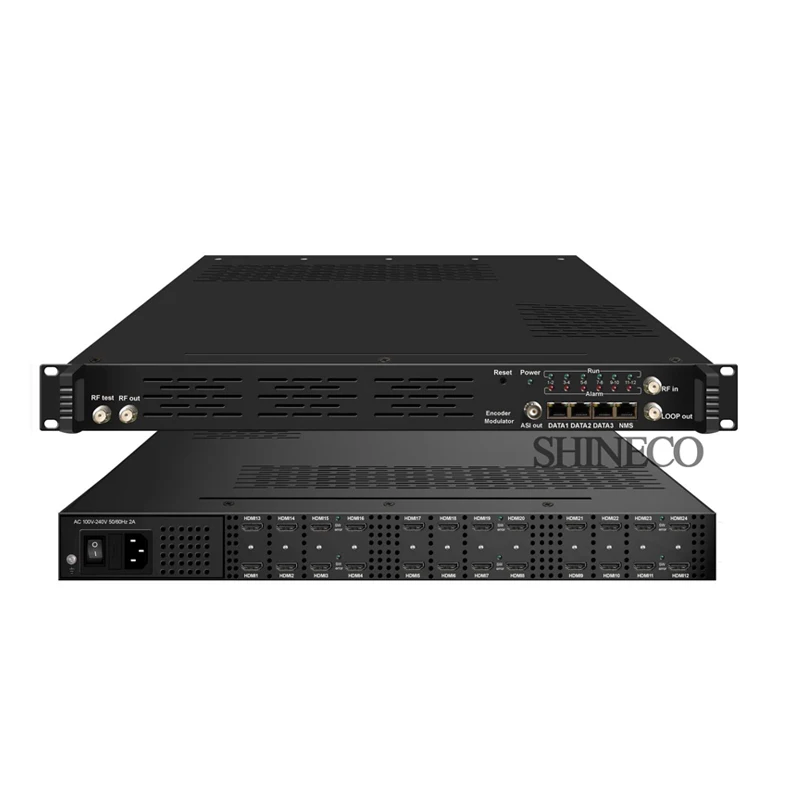 24 hd-каналов H.265 IP ATSC DVB-C модулятор
