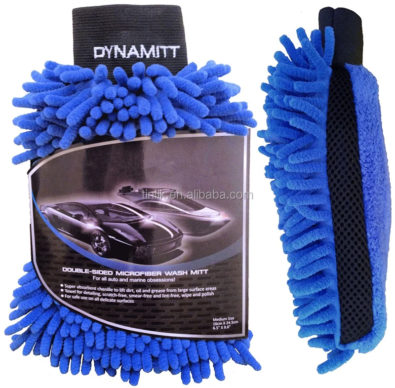 Microfiber Waterproof Car Wash and Car Buffing Mitt