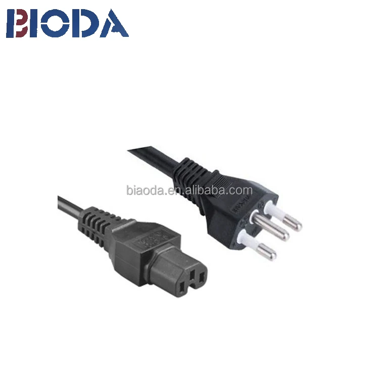 125 В 15A Германии медный спиральный кабель итальянский шнур питания