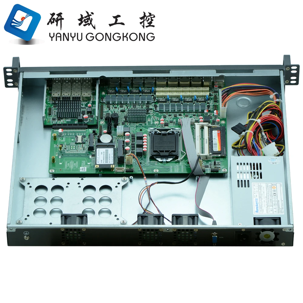 Intel H87 8 LAN 1U Rackmount Linux UTM Firewall Hardware Appliance Network Security Router Appliance